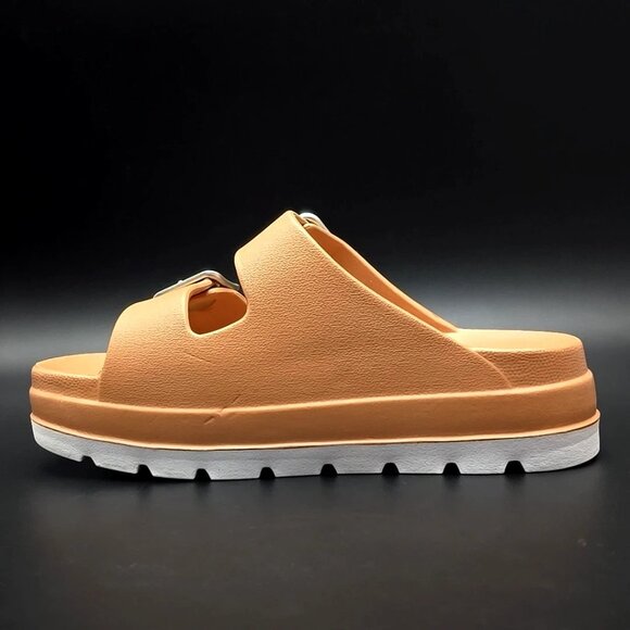 MIA Santi Tan Platform Slide Slip-on Sandals Women's Size 8M - Picture 7 of 12